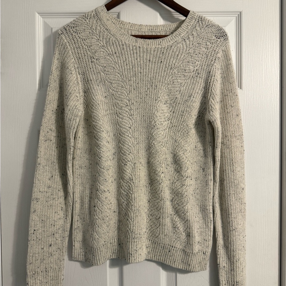 Cozy Cream Cable Knit Sweater